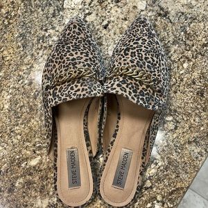 Leopard Print Steve Madden Mules